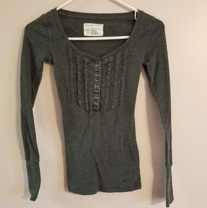 Long sleeved stretch knit
